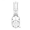 Ceramic Double Gate Valve